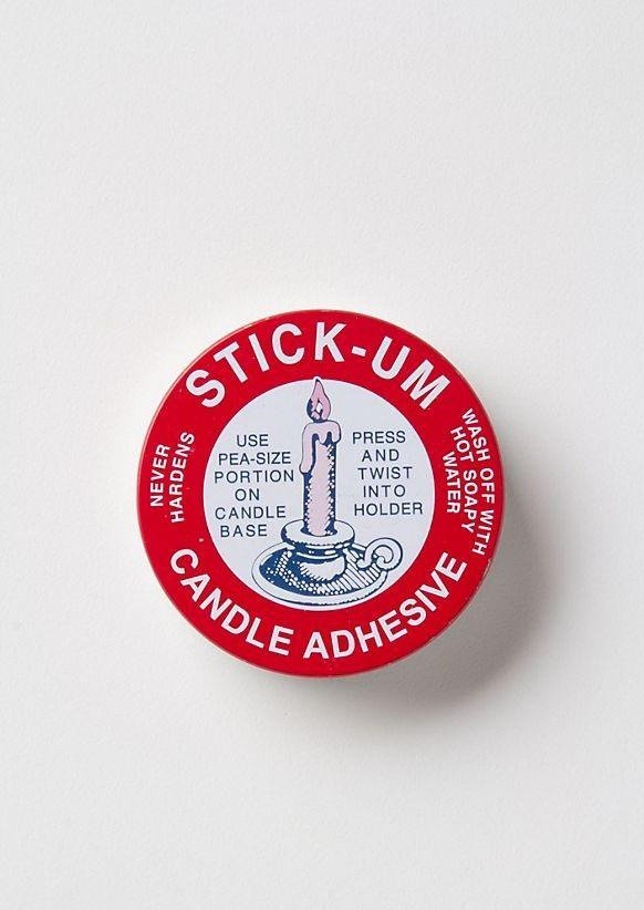vtg stick-um candle adhesive used washable never hardens on eBid United  States